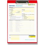 Karton P+P Titan - desky s klipem - červené – Zboží Živě