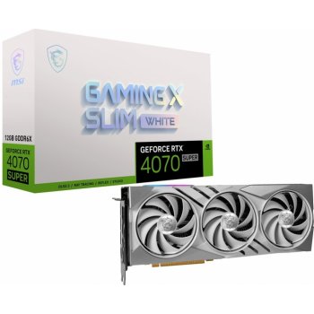 MSI GeForce RTX 4070 SUPER GAMING X SLIM WHITE 12G