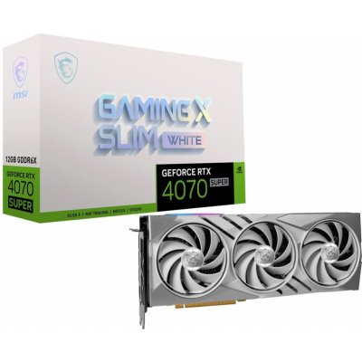 MSI GeForce RTX 4070 SUPER GAMING X SLIM WHITE 12G – Hledejceny.cz