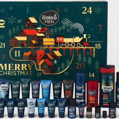 Balea Men Adventní kalendář Merry Christmas pro muže 2025 – Hledejceny.cz