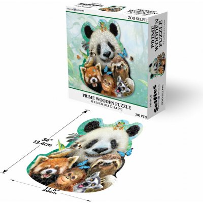 PRIME 3D Dřevěné puzzle Afrika 300 ks – Hledejceny.cz