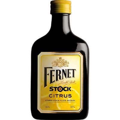 Fernet Stock Citrus 27% 0,2 l (holá láhev)