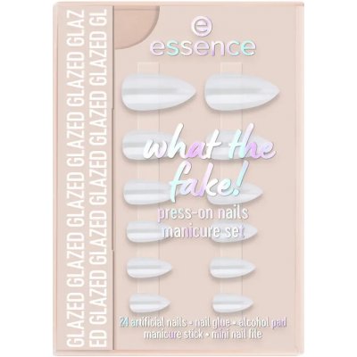 essence what the fake! umělé nehty 01 GLAZED 28 ks – Sleviste.cz
