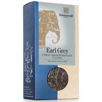 Sonnentor Earl Grey aromatizovaný černý čaj bio syp. 90 g