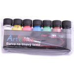 Sada barev na tmavý textil 7 x 12 g – Zboží Dáma