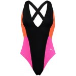 Puma Swim Plunge Swimsuit W černé 938080-01 – Sleviste.cz