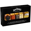 Likér Jack Daniel's Family of Fine Spirits sada 39 % 5 x 0,05 l (holá láhev)