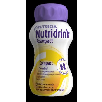 NUTRIDRINK COMPACT S PŘÍCHUTÍ MERUŇKOVOU POR SOL 4X125ML