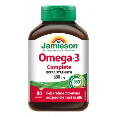 Jamieson Omega-3 Complete 80 kapslí – Zbozi.Blesk.cz