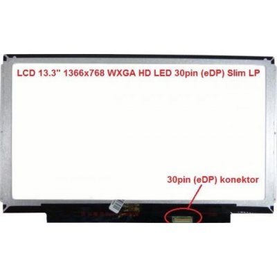 LCD displej display Dell Latitude 13 3350 13.3" WXGA HD 1366x768 LED lesklý povrch – Zbozi.Blesk.cz
