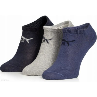 Puma Sada tří párů ponožek v petrolejové šedé a tmavě modré – Zboží Mobilmania