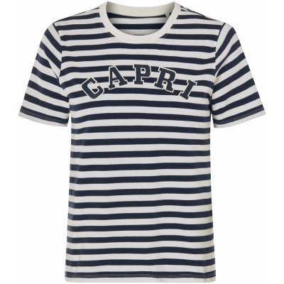 esmara Dámské triko pruhy / navy modrá / bílá – Zboží Dáma