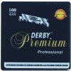 Ostatní kosmetická pomůcka Derby Premium Blades 06160 náhradní žiletky poloviční čepel 100 ks