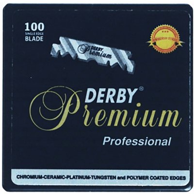 Derby Premium Blades 06160 náhradní žiletky poloviční čepel 100 ks – Zboží Dáma
