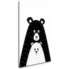 Obraz Impresi Obraz Medvěd černobilý - 20 x 30 cm