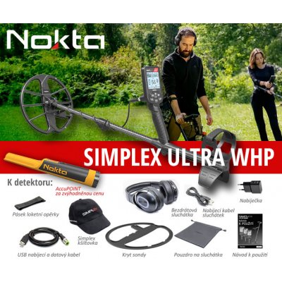 Nokta Makro Simplex Ultra WHP AccuPOINT SET – Zbozi.Blesk.cz