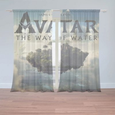 Sablio Záclony Avatar The Way of Water Létající město: 2ks 150x250cm – Zboží Mobilmania