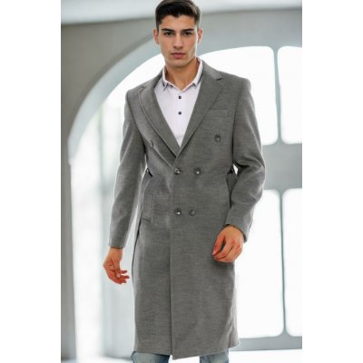 Dewberry PLT8382 Men's Coat-grey – Zboží Dáma