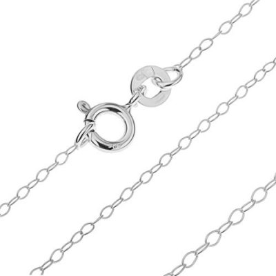 Šperky eshop Stříbrný řetízek jemná linie z oválných oček AA17.09 – Zboží Dáma
