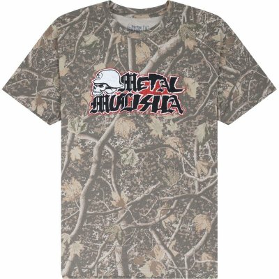 Metal Mulisha triko OLD ENGLISH CAMO hnědá – Hledejceny.cz