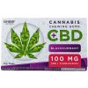 Žvýkačka Euphoria Žvýkačky s CBD 100mg Černý rybíz 17 g