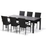 Vikio Zahradní jídelní set pro 6 osob DT254 antracit – Hledejceny.cz