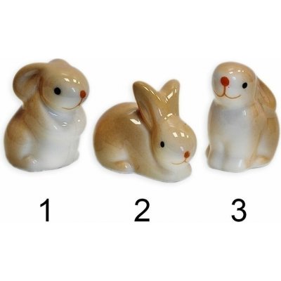 Zajíc porcelán 3,5cm mix – Zboží Dáma