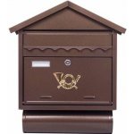 J.A.D. Tools ST 102 Poštovní schránka se špičatou stříškou, bronz – Hledejceny.cz
