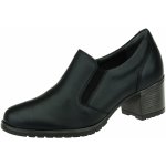 Rega Shoes Kožené mokasíny na podpatku G008 – Zboží Dáma