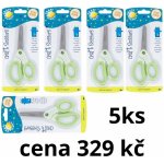 WEST DESIGN PRODUCTS LIMITED West Design Dětské nůžky 14 cm se zakulaceným ostřím 5 ks – Hledejceny.cz