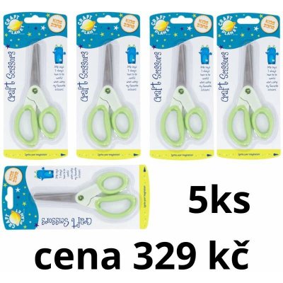 WEST DESIGN PRODUCTS LIMITED West Design Dětské nůžky 14 cm se zakulaceným ostřím 5 ks – Hledejceny.cz