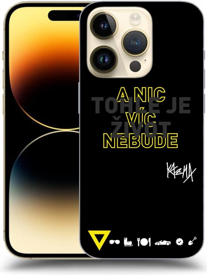 Pouzdro Picasee ULTIMATE CASE Apple iPhone 14 Pro - Kazma - TOHLE JE ŽIVOT A NIC VÍC NEBUDE