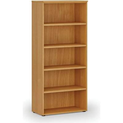 Primo Kancelářský regál WOOD, 1781 x 800 x 420 mm, buk – Zboží Mobilmania