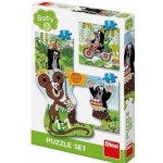 Dino baby Krteček na louce 3v1 3-5 dílků – Zboží Dáma