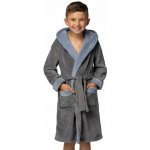 Envie Dětský župan Delfino - s kapucí Šedo-modrá – Zboží Dáma
