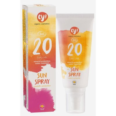 Eco Cosmetics Ey! opalovací krém ve spreji SPF20 BIO 100 ml – Zbozi.Blesk.cz