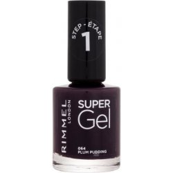 Rimmel London Super Gel lak na nehty 064 Plum Pudding 12 ml