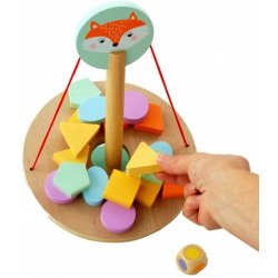 Adam Toys balanční hra s tvary liška