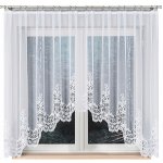 Markýzová Záclona žakárová bílá 400 x 160 cm ornamenty – Hledejceny.cz