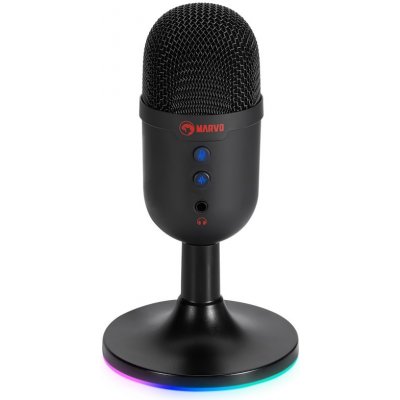 Mikrofon Marvo MIC-06, RGB - černý