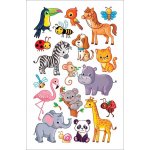 Anděl Tetovací obtisky 16007 8,5 x 13 cm zvířátka – Sleviste.cz