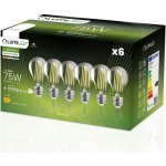 Lumiled 6x LED žárovka E27 A60 8W = 75W 1055lm 4000K Neutrálni bílá 360° Filament – Hledejceny.cz
