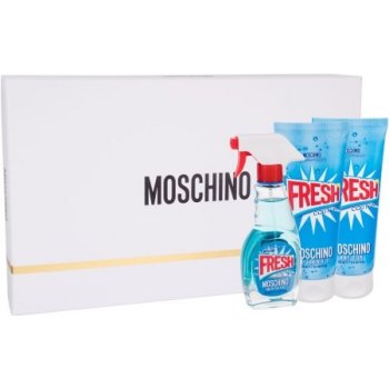 Moschino Fresh Couture EDT 50 ml + sprchový gel 100 ml + tělové mléko 100 ml dárková sada