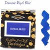 Náplně Diamine Royal Blue inkoustové bombičky modrá 6 ks