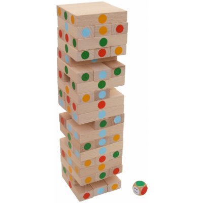 Mik Toys Jenga věž barevná