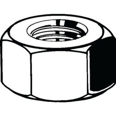 Hexagon nuts ASME B18.2.2 Ocel Pravý Bez PU Grade 5 1.3/4 – Hledejceny.cz