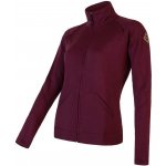 Sensor Merino Upper dámská mikina celozip port red – Zboží Dáma