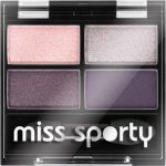 Miss Sporty Quattro oční stíny 402 Smoky Green Eyes 3,2 g – Zbozi.Blesk.cz