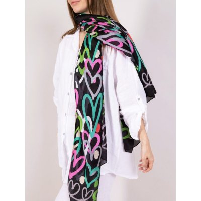 Classic Scarf dámská šála černá – Zboží Dáma Classic Scarf dámská šála černá – Zboží Dáma