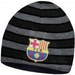 Numberoplus dětská fotbalová pletená čepice FC Barcelona Strips černá – Zboží Mobilmania